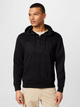Bluza męska rozpinana streetwear z kapturem GAP 499917-06 S Czarna (1200046477647) - obraz 1