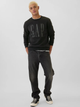 Bluza bez kaptura męska polarowa GAP 542214-02 XL Czarna - obraz 3