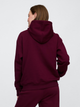 Bluza damska z kapturem ocieplana GAP 463506-02 XXS Bordowa - obraz 2