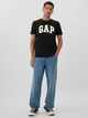 Футболка бавовняна довга чоловіча GAP 542246-03 2XL Чорна (1200136224540) - зображення 3