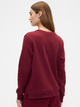 Bluza damska bez kaptura polarowa GAP 800444-04 S Ciemnoczerwona - obraz 2