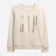 Світшот на флісі жіночий GAP 800444-01 L Бежевий (1200146413774) - зображення 4