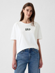 Футболка бавовняна довга жіноча GAP 407990-03 2XL Біла (1200134047806) - зображення 1
