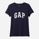 Футболка бавовняна жіноча GAP 729555-00 2XL Темно-синя (1200139319427) - зображення 4