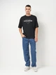 Футболка хлопковая длинная мужская Converse CVM5T202 L Black (0198820074612) - изображение 3