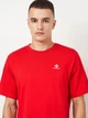 Футболка хлопковая длинная мужская Converse CVM5T876 L Red (0198820093330) - изображение 4