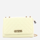 Сумка крос-боді через плече жіноча зі штучної шкіри середня Guess Alazne HWALAZP3521 OFF Молочна (800070346610) - зображення 1