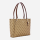 Torebka shopper Guess Noelle HWBG9672250 LGW Brązowa (800070344323) - obraz 3