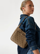 Torebka hobo damska mała Guess Katya HWSG9652010 LTL Brązowa (800070344344) - obraz 2