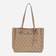 Torebka shopper Guess Katya HWSG9652230 LTL Brązowa (800070344348) - obraz 1