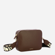 Torebka crossbody damska ze skóry naturalnej mała Coccinelle Tebe E5MN555M301 W20 Brązowa (800070345928) - obraz 3