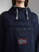 Bluza męska z kapturem Napapijri Burgee NP0A4GJD1761003 S Niebieska (800070311889) - obraz 4