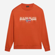 Bluza bez kaptura męska Napapijri B-Aylmer NP0A4HTMA621 S Pomarańczowa (800070320965) - obraz 5
