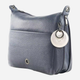 Torebka hobo damska ze skóry naturalnej Mandarina Duck Mellow P10FZT49 08Q Niebieska (800070341069) - obraz 4