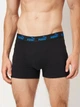 Набор трусов боксеров мужских хлопковых Puma Elements Men Logo Print Boxers 2P 93875404 L 2 шт Blue / Black (8720245834933) - изображение 3