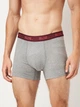 Набор трусов боксеров мужских хлопковых Puma Men Chromatic Waistband Boxers 2P 94712201 L 2 шт Red/Grey/Black (8720245967372) - изображение 3