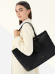 Сумка шопер жіноча з натуральної шкіри велика Furla Duetto WB01453HSF000O60001007 Чорна (800070344696) - зображення 2