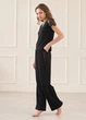 Костюм домашний женский футболка и брюки Komilfo Adeline 3200-7047/1 2XL черный - изображение 2