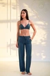 Костюм домашний женский жакет и брюки Komilfo Lilu 2264-3230 XL изумрудный - изображение 4