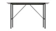 Стіл письмовий Line Тайм Ferrum-decor 750x1200x500 Чорний метал ДСП Біле 16 мм (FRD-104878) - зображення 4