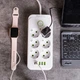 Мережевий фільтрподовжувач F06U на 6 розеток 4 USB 1 Type-C та кнопкою відключення 5 м Білий HP-5-25 - зображення 2