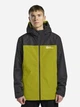 Куртка демисезонная с капюшоном мужская Jack Wolfskin Taubenberg 3In1 Jkt M 1115311-M0053 S Графитовая с желтым (4064886600200) - изображение 4