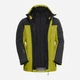 Куртка демисезонная с капюшоном мужская Jack Wolfskin Taubenberg 3In1 Jkt M 1115311-M0053 S Графитовая с желтым (4064886600200) - изображение 5