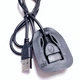 Внешний порт USB A для рюкзака с кабелем AM/AF под зарядку и питание 2A 68см Чёрный ( код: HP-112102 ) - изображение 4
