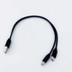 Кабель спліттер USB - 2 Type-C для зарядки та живлення 2A 20см Чорний ( код: A2C-02mB ) - зображення 5