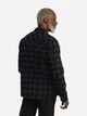 Рубашка хлопковая мужская Jack Wolfskin Lite Flannel Shirt M A65026-T0156 L Черная с серым (4064886514453) - изображение 2