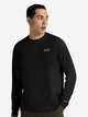 Спортивная кофта мужская Jack Wolfskin Prelight Trail Crew M A65168-6000 2XL Черная (4064886562539) - изображение 1