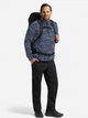 Толстовка на флисе, на молнии мужская Jack Wolfskin Big Sky Hz M A65447-C0412 S Синяя (4064886561952) - изображение 3