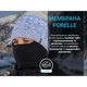 Водонепроникна шапка Dexshell Heathered Rib Knit Beanie, onesize (56-58 см), біло-сіра - изображение 5