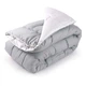 Ковдра Руно 200х220 зимова силіконова Grey White 322.52_Grey White - зображення 1