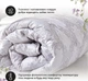 Ковдра Ideia зимова євро 200x220 см зі штучного пуху AFRODITA (8-33731*001) - изображение 2