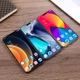 Телефон Vove i15 pro max с двумя SIM-картами, экран 6,74, 4ГБ + 64 ГБ, разблокировка по отпечатку пальца, синий (Подарунок: 1 силіконовий чохол для телефону та 1 захисна плівка для екрану) - изображение 4