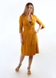 Платье inDresser L Горчичный (IN-F0260К034Б-Mustard) - изображение 1