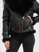 Дубленка косуха натуральная VK с песцом (Арт. LT447) 44 - изображение 4