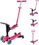 Самокат Globber Go Up Sporty 360 колеса с подсветкой Фуксия (456-610) - изображение 2