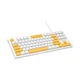 Клавіатура Aula F3032 keycaps plus 21 Yellow keys KRGD Red USB UA White (6948391204680) - изображение 1