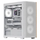 Корпус AeroCool D501A-G-WT-v2 (ACCM-DS01043.21) White без БП - изображение 1