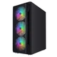 Корпус 1stPlayer X5-BK-4F1 Black без БП - зображення 6