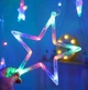 Гірлянда штора STAR CURTAIN MULTI 7753 Зірки, різнокольорова - изображение 6