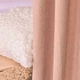 Ткань портьерная однотонная Canvas 300 см 253 гр/м2, шторная ткань, ткань для штор, шторы, портьеры, гардины, ткань гардинная V-35 пудра м.п. - изображение 5