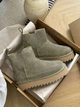 Жіночі уггі Челсі Платформа Зелені Замша Міні UGG Chelsea Platform Tractor Green (38, зелений) - изображение 7