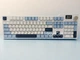 Повнорозмірна механічна бездротова клавітура Ajazz ak35I V3 MAX Avocado switch White-blue ENG+UA - зображення 2