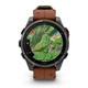 Смарт-годинник Garmin Смарт-часы Garmin Fenix 8 Pro (47 mm) AMOLED Sapphire, титан Carbon Gray DLC с каштановым кожаным ремешком - изображение 5