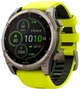 Смарт-часы Garmin Fenix 8 51mm Solar Sapphire Titanium w. Amp Yellow/Graphite Silicone Band (010-02907-20/21) - изображение 1