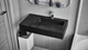 Умивальник підвісний Luxor Mono 80 L Black - зображення 9