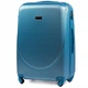 Средний дорожный пластиковый чемодан WINGS K310 2zip M голубой silver blue - изображение 1